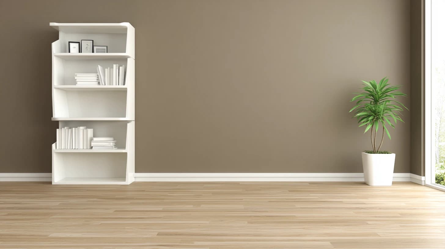 Bright Bookshelf Background 12 - Free virtual background for Zoom, Teams & Google Meet