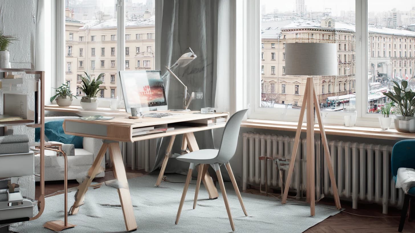 Bright Bookshelf Background 18 - Free virtual background for Zoom, Teams & Google Meet