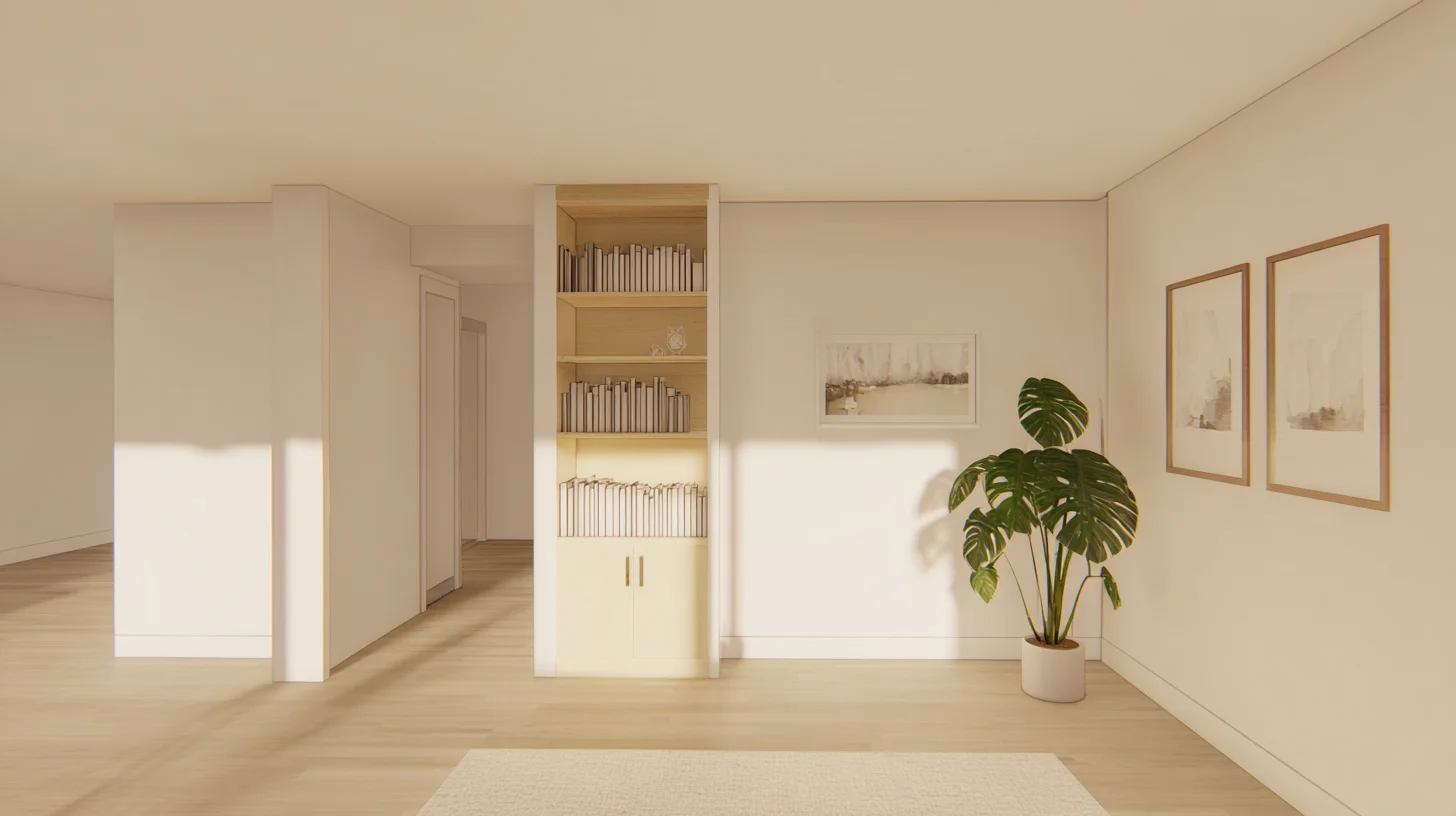 Bright Bookshelf Background 31 - Free virtual background for Zoom, Teams & Google Meet