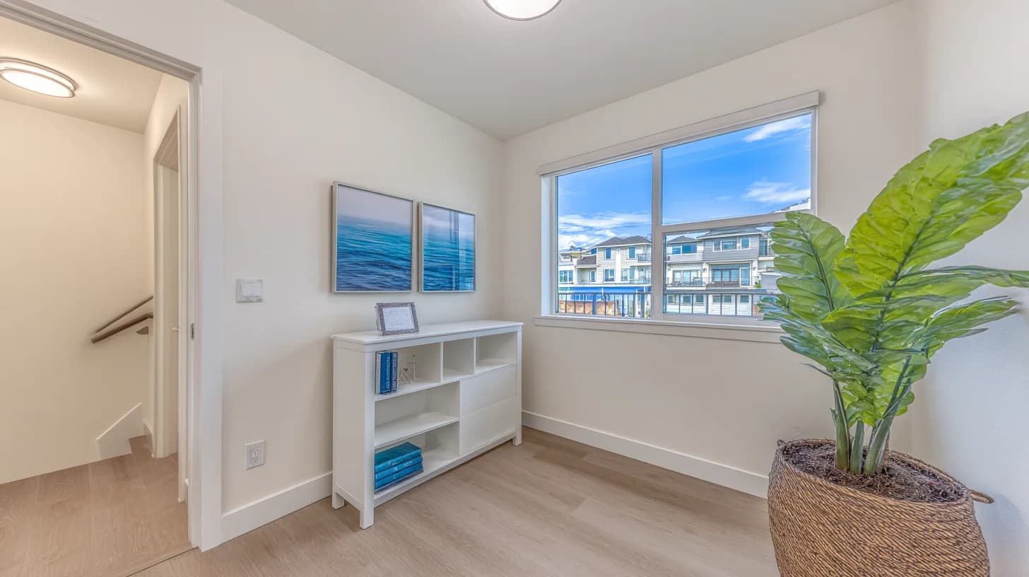 Bright Bookshelf Background 34 - Free virtual background for Zoom, Teams & Google Meet