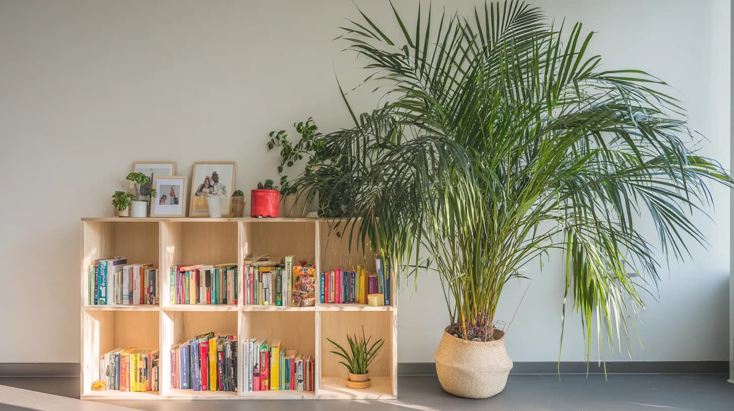 Bright Bookshelf Background 38 - Free virtual background for Zoom, Teams & Google Meet