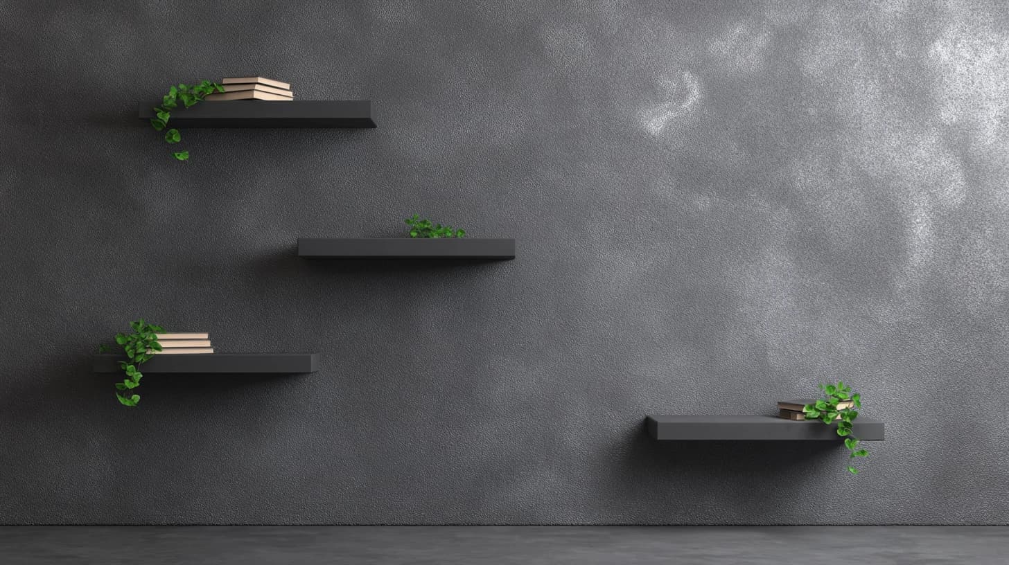 Dark Bookshelf Background 5