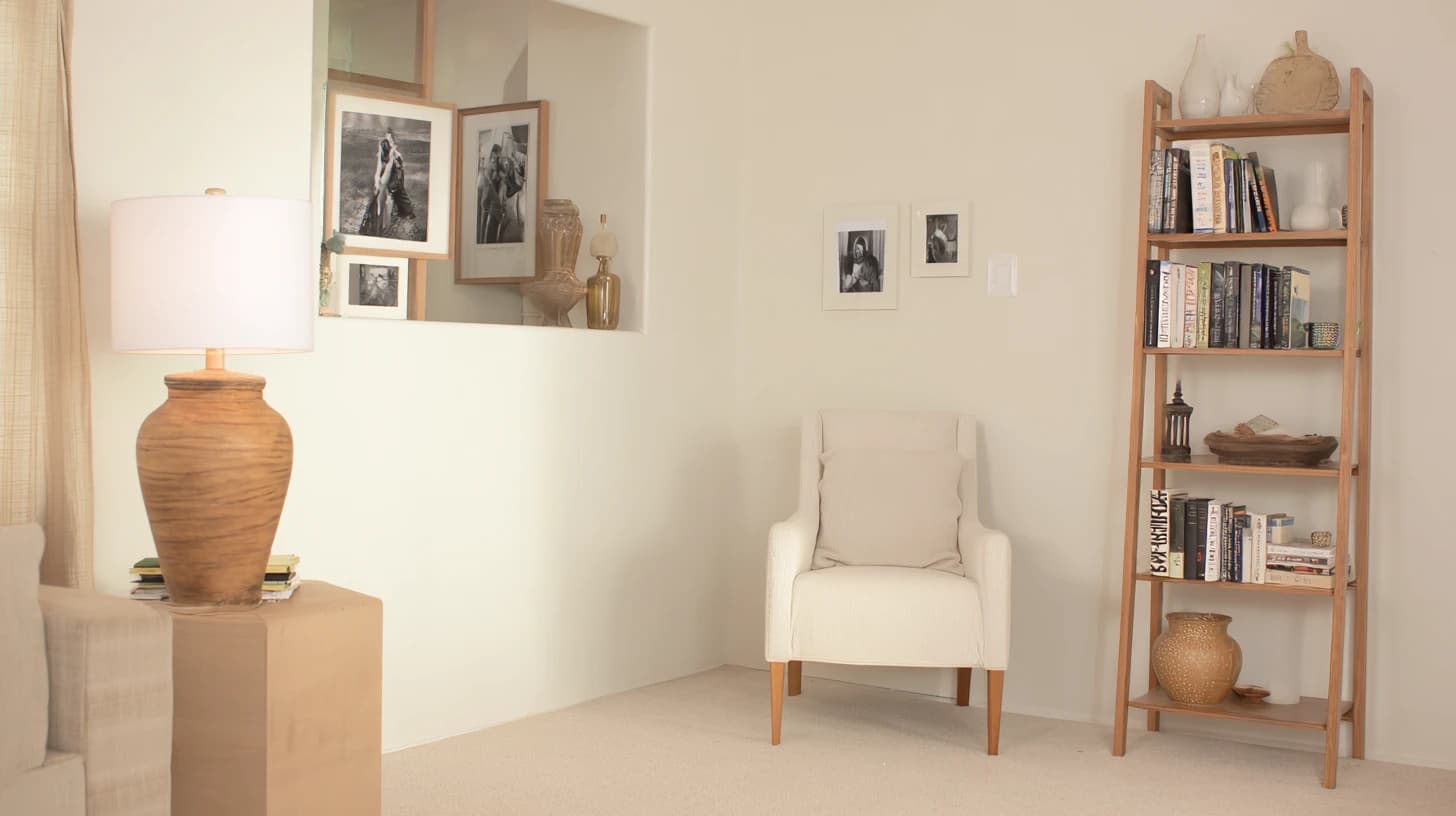 Dark Bookshelf Background 5 - Free virtual background for Zoom, Teams & Google Meet