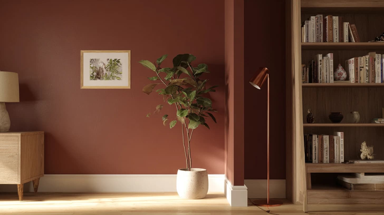 Dark Bookshelf Background 8 - Free virtual background for Zoom, Teams & Google Meet