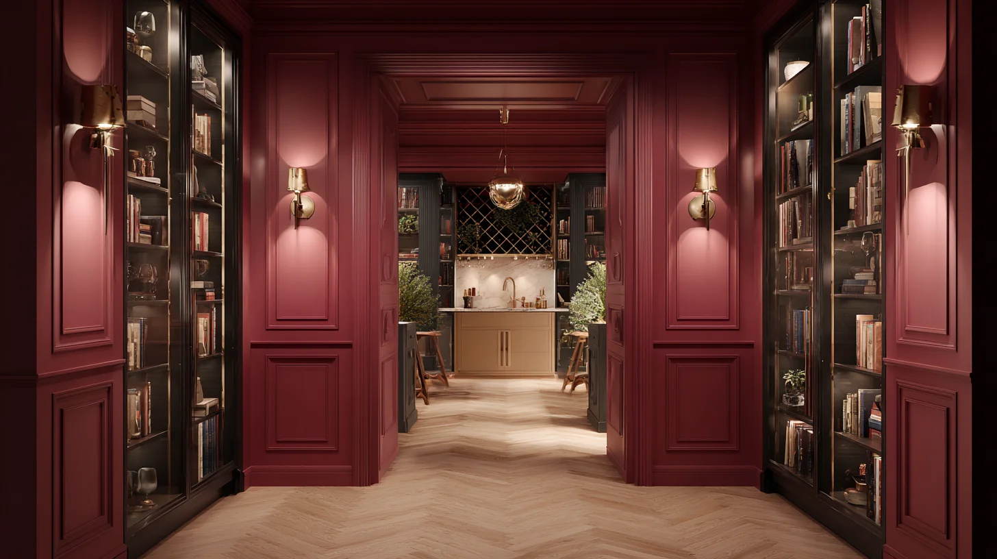 Dark Bookshelf Background 49 - Free virtual background for Zoom, Teams & Google Meet