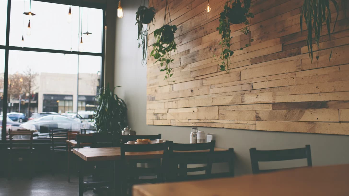 Download Coffee Shop Background 13 - Professional video call background Coffee Shop Background 13 - Free virtual background for Zoom, Teams & Google Meet