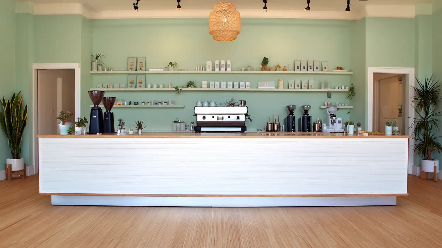 Download Coffee Shop Background 21 - Professional video call background Coffee Shop Background 21 - Free virtual background for Zoom, Teams & Google Meet