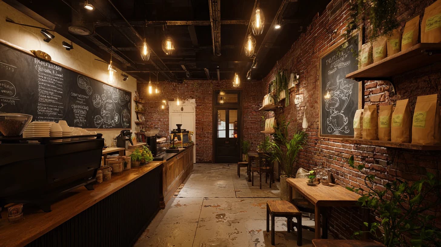 Download Coffee Shop Background 25 - Professional video call background Coffee Shop Background 25 - Free virtual background for Zoom, Teams & Google Meet