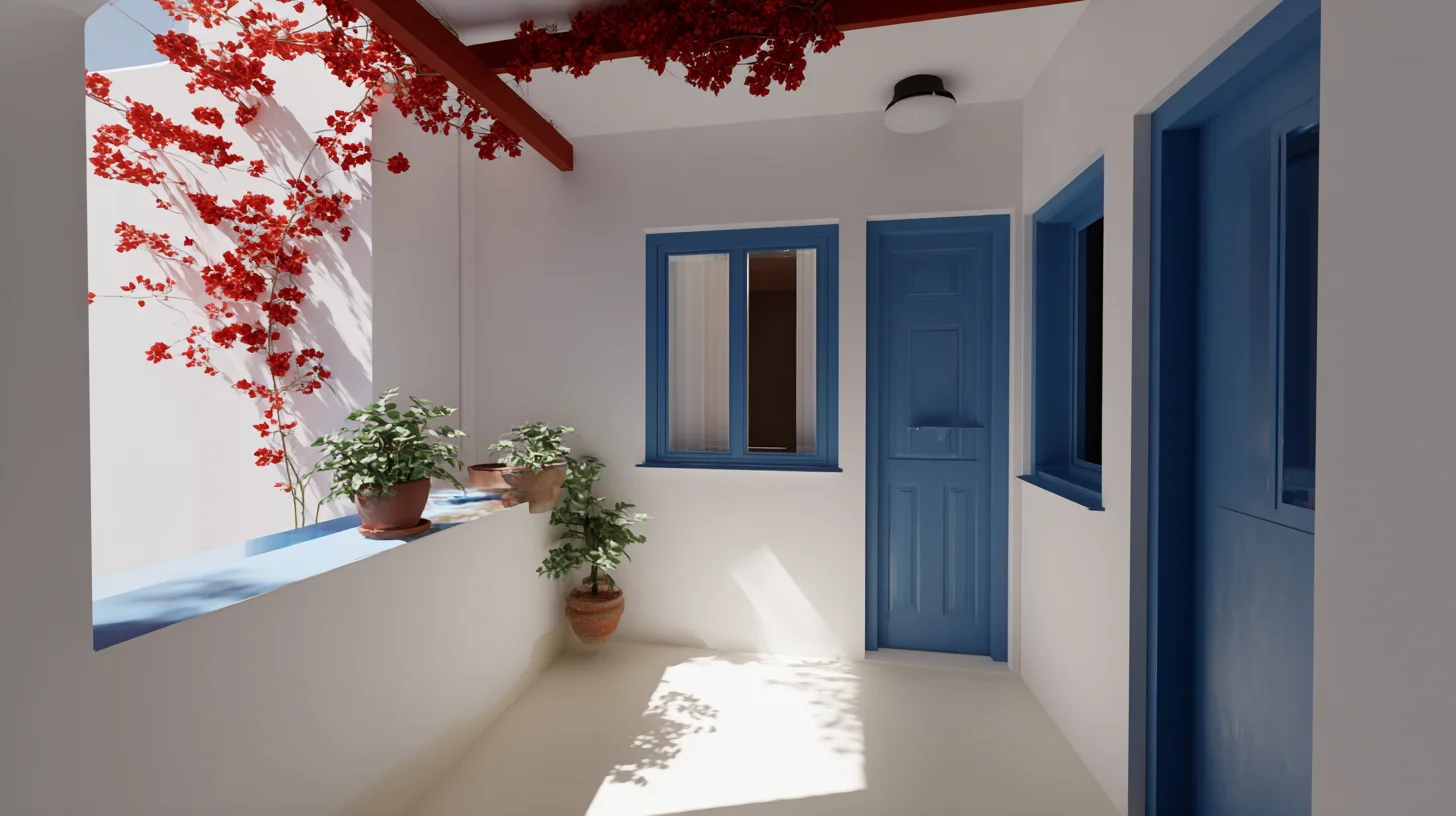 Garden Patio Background 3 - Free virtual background for Zoom, Teams & Google Meet