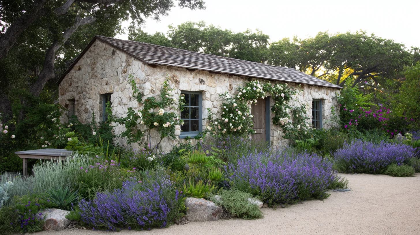 Garden Patio Background 19 - Free virtual background for Zoom, Teams & Google Meet