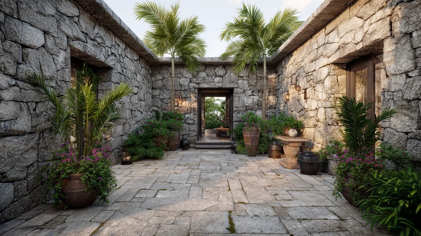 Garden Patio Background 20 - Free virtual background for Zoom, Teams & Google Meet