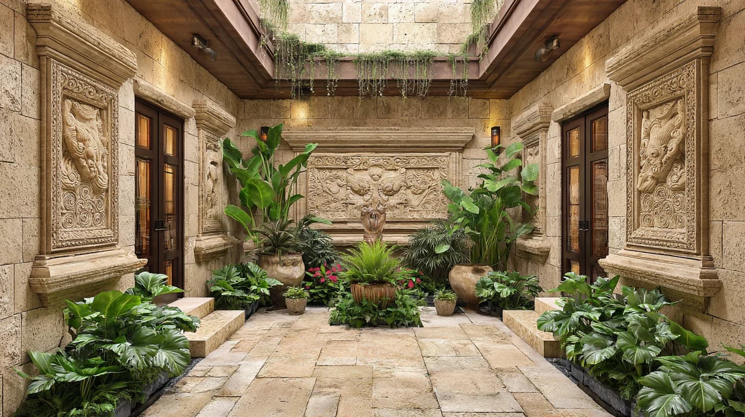 Garden Patio Background 21 - Free virtual background for Zoom, Teams & Google Meet