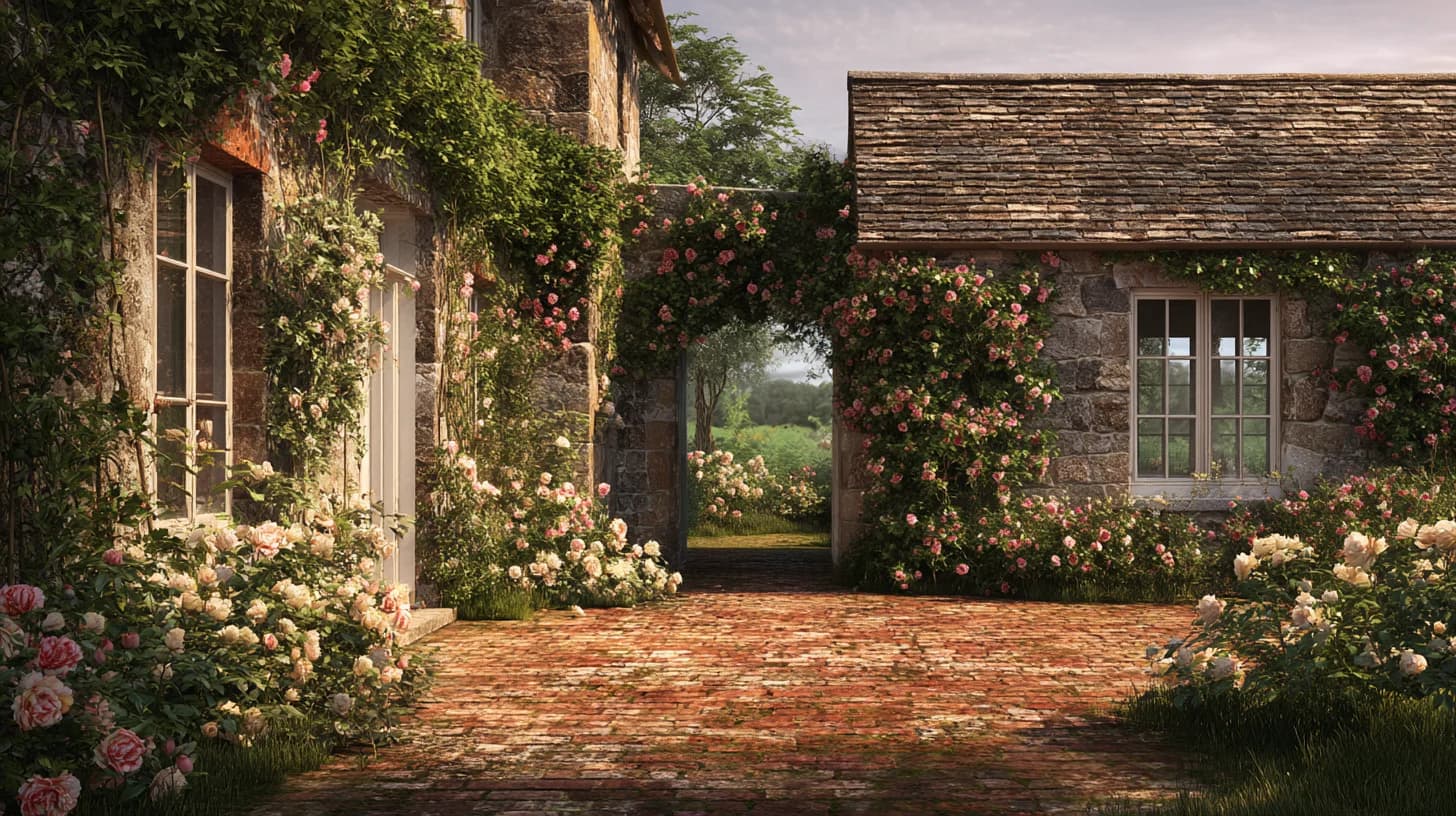 Garden Patio Background 24 - Free virtual background for Zoom, Teams & Google Meet