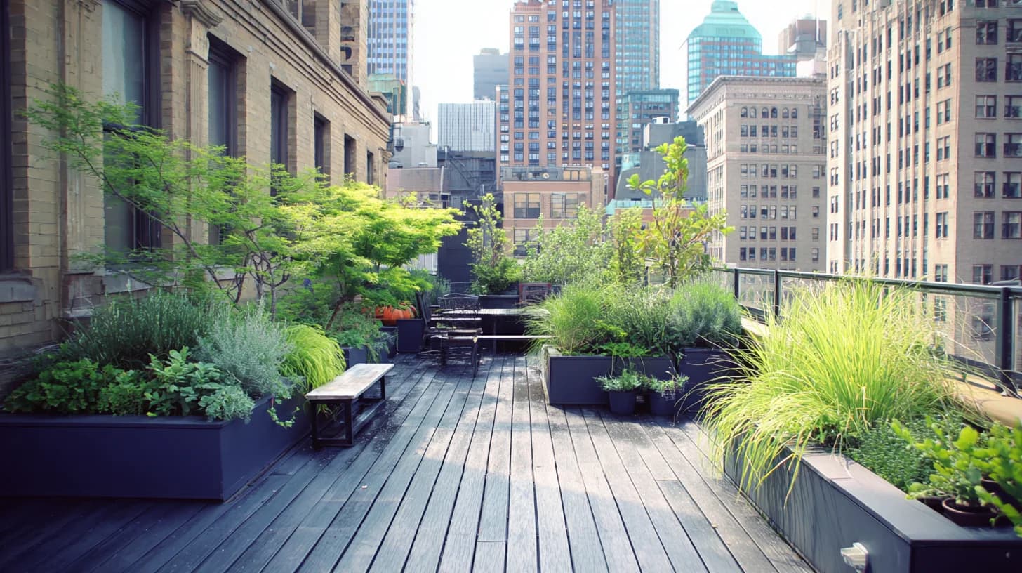 Garden Patio Background 31 - Free virtual background for Zoom, Teams & Google Meet