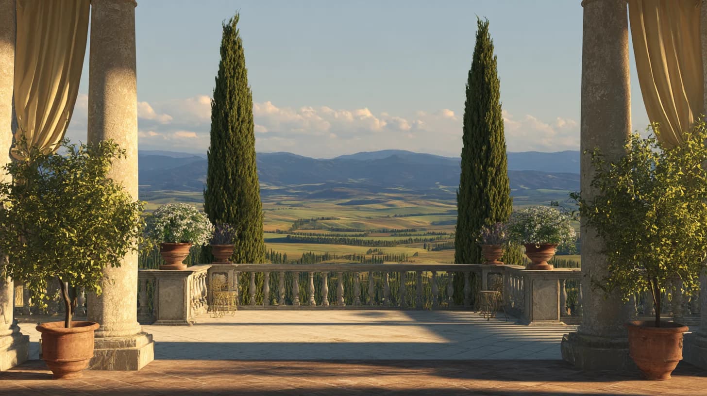 Garden Patio Background 42 - Free virtual background for Zoom, Teams & Google Meet