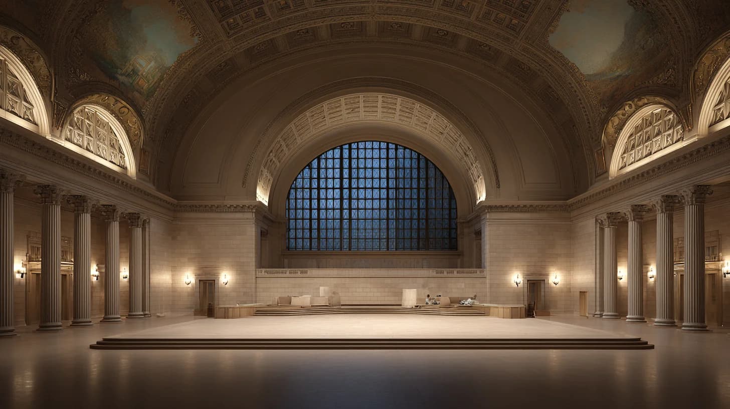 Historic Space Background 2 - Free virtual background for Zoom, Teams & Google Meet