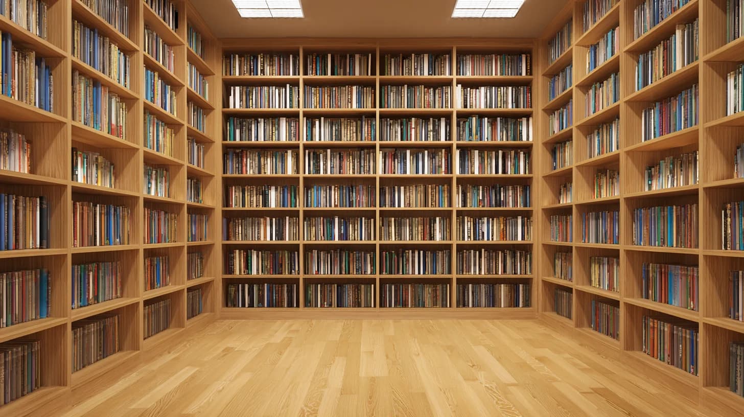 Library Background 2 - Free virtual background for Zoom, Teams & Google Meet