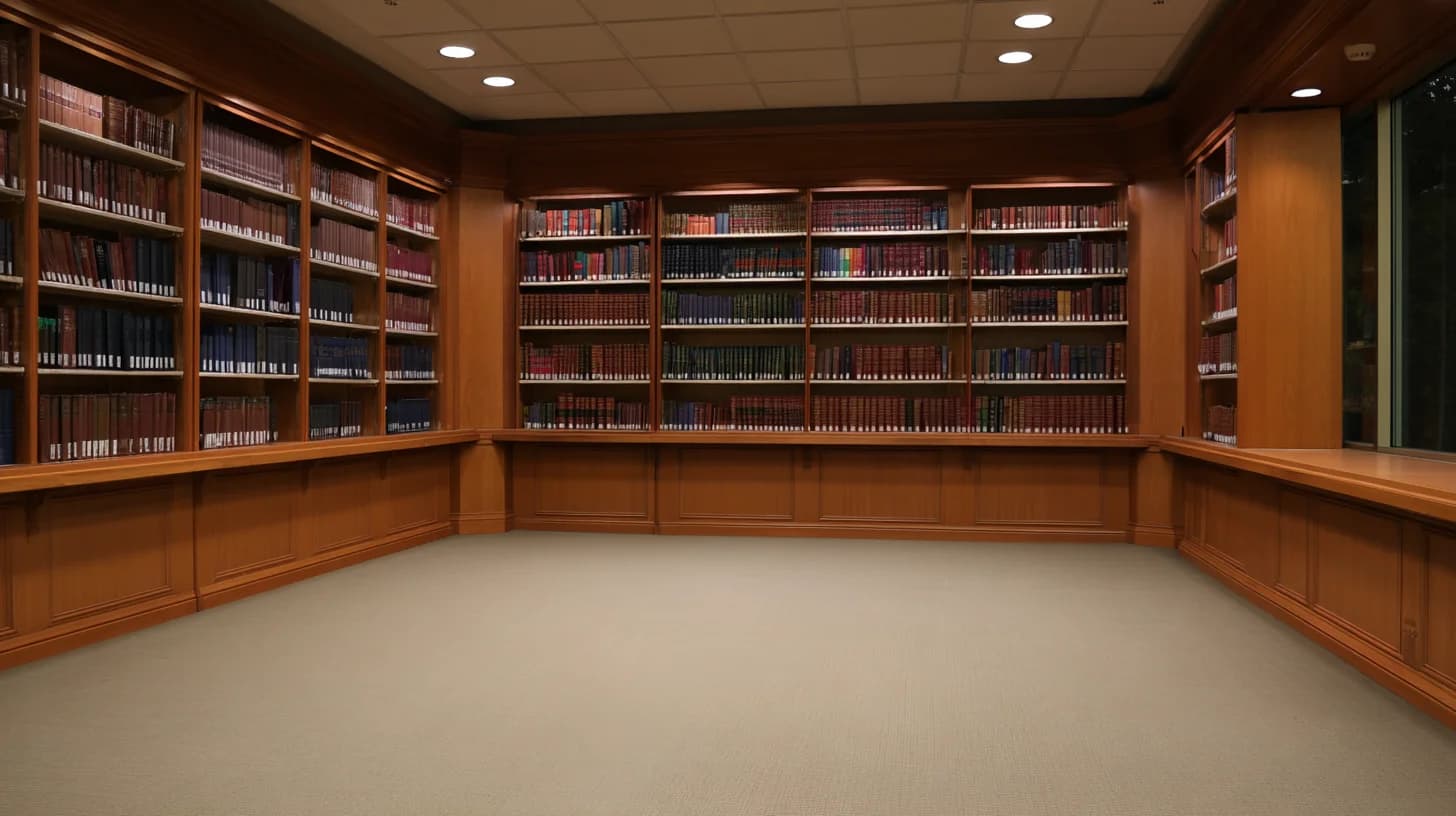 Library Background 3 - Free virtual background for Zoom, Teams & Google Meet