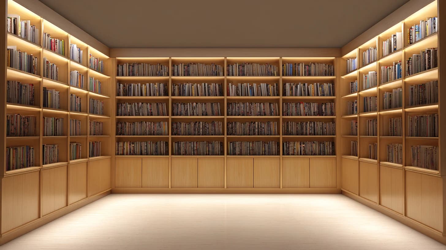 Library Background 13 - Free virtual background for Zoom, Teams & Google Meet