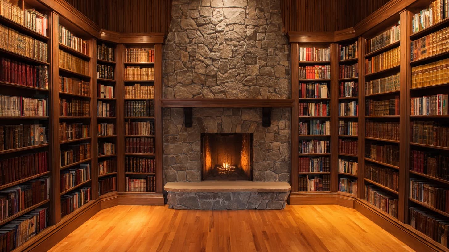 Library Background 15 - Free virtual background for Zoom, Teams & Google Meet