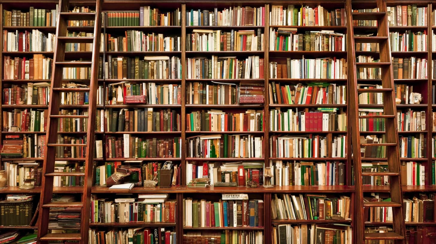 Library Background 20 - Free virtual background for Zoom, Teams & Google Meet