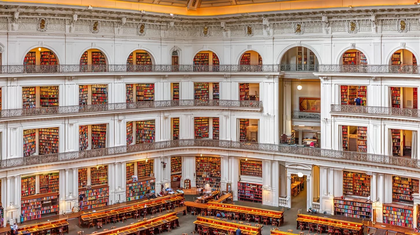 Library Background 23 - Free virtual background for Zoom, Teams & Google Meet