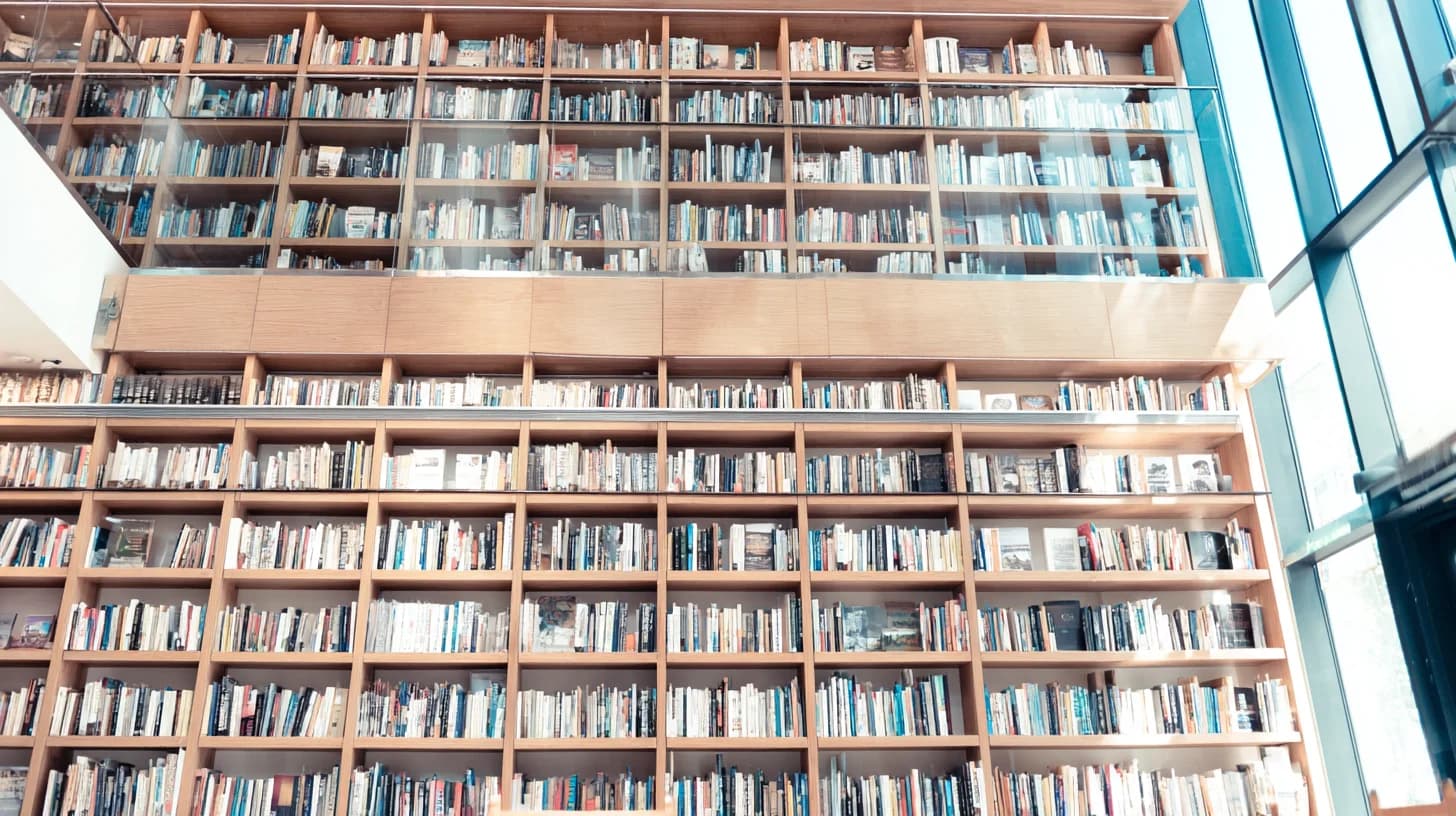 Library Background 28 - Free virtual background for Zoom, Teams & Google Meet