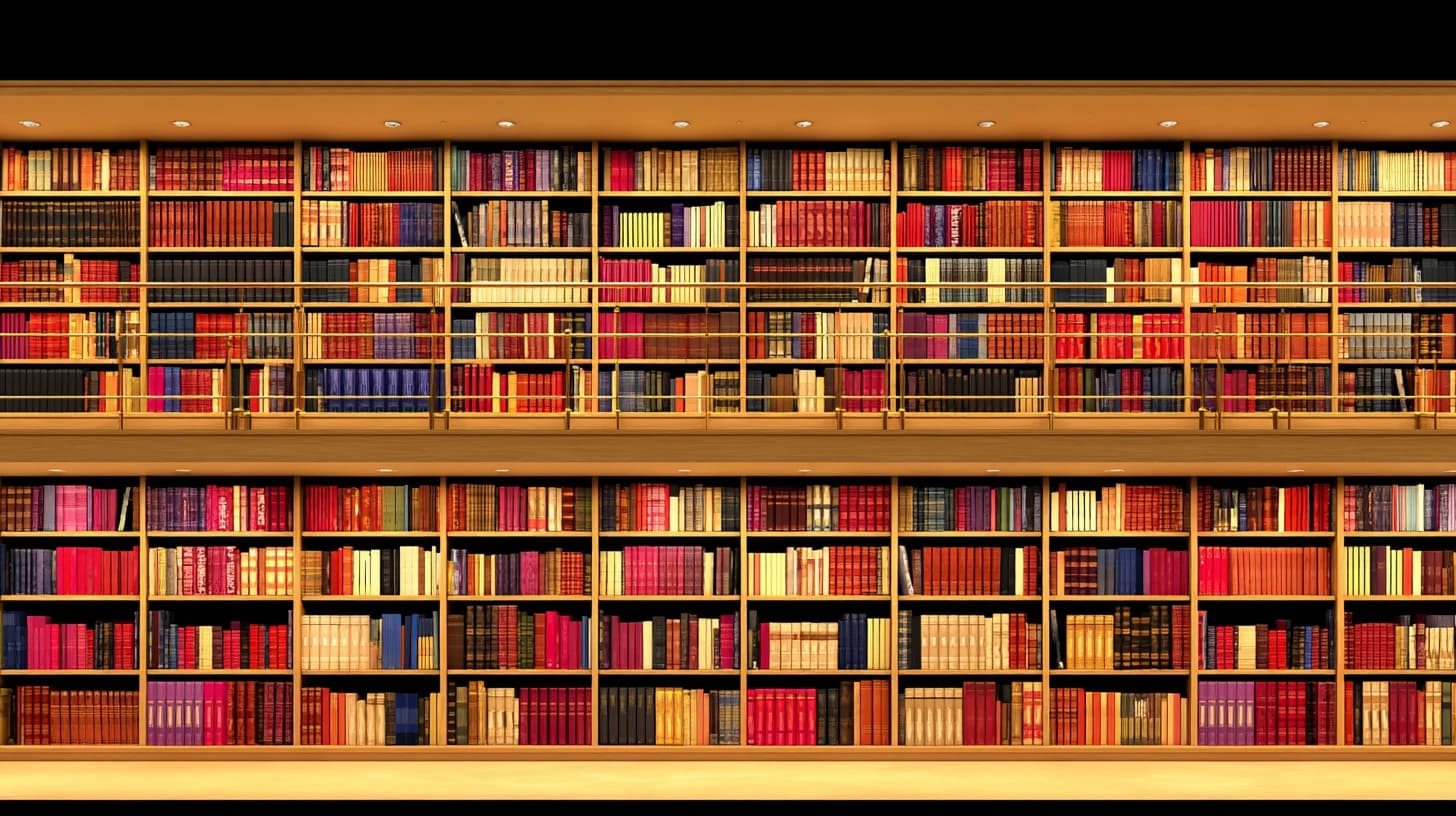 Library Background 30 - Free virtual background for Zoom, Teams & Google Meet