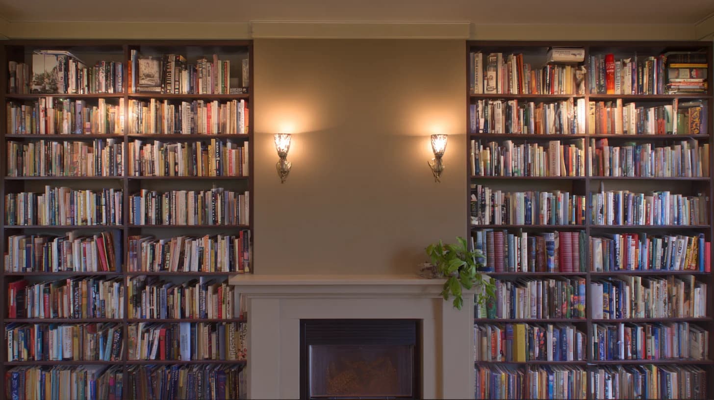 Library Background 35 - Free virtual background for Zoom, Teams & Google Meet