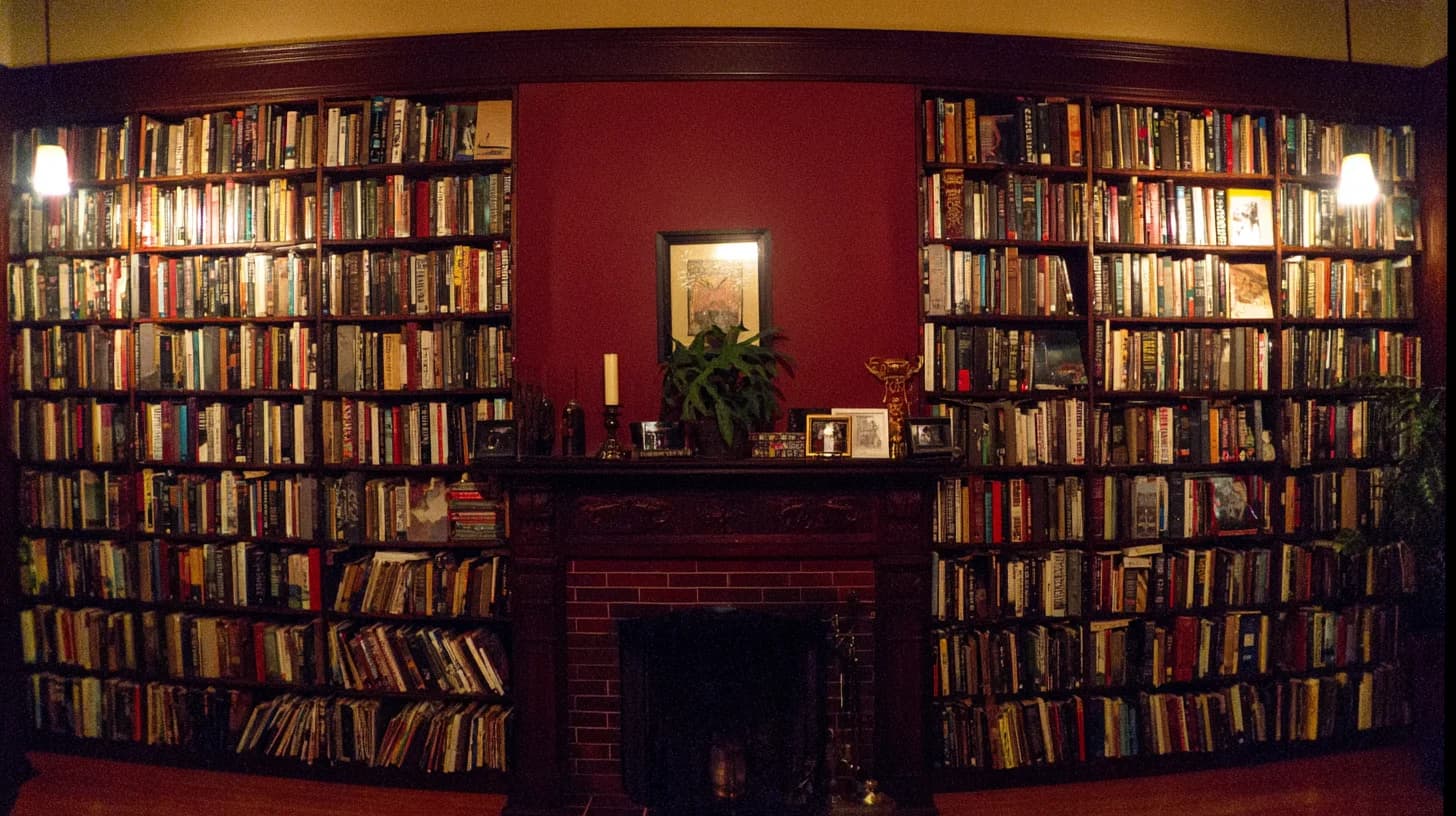 Library Background 36 - Free virtual background for Zoom, Teams & Google Meet