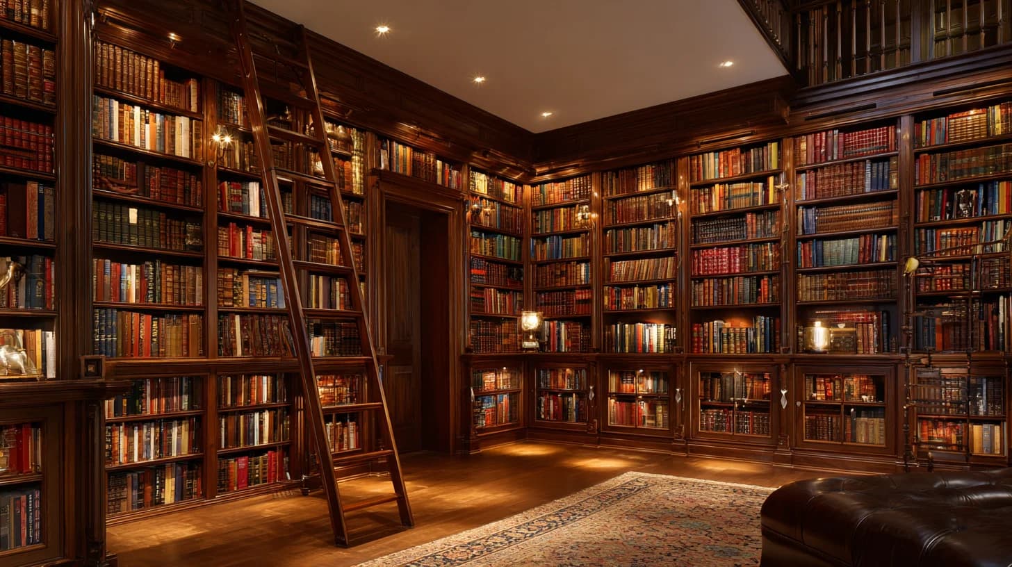 Library Background 40 - Free virtual background for Zoom, Teams & Google Meet