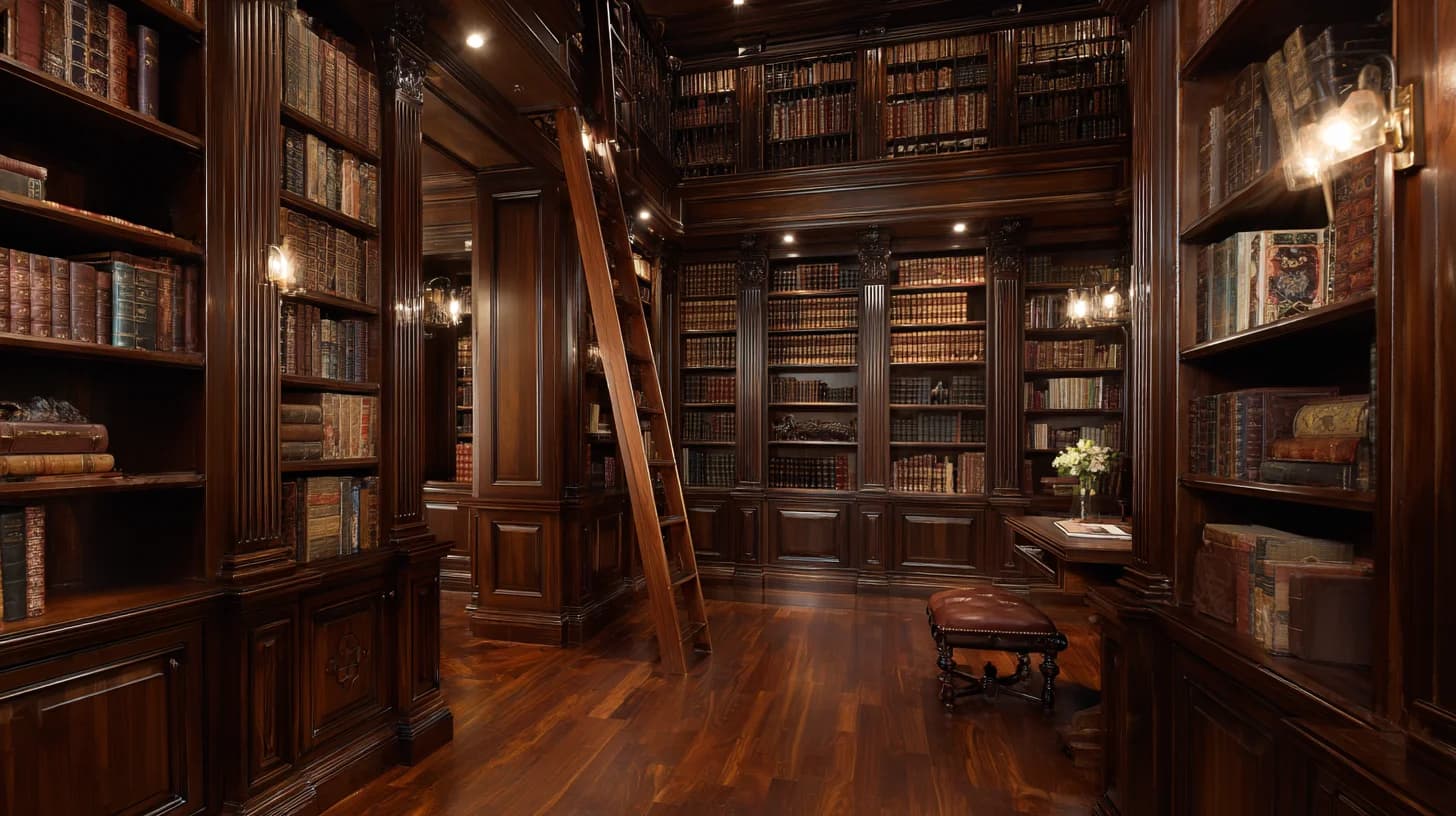 Library Background 41 - Free virtual background for Zoom, Teams & Google Meet