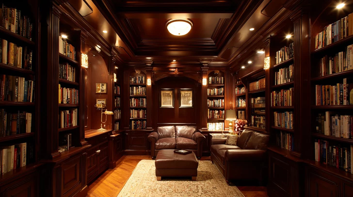 Library Background 45 - Free virtual background for Zoom, Teams & Google Meet