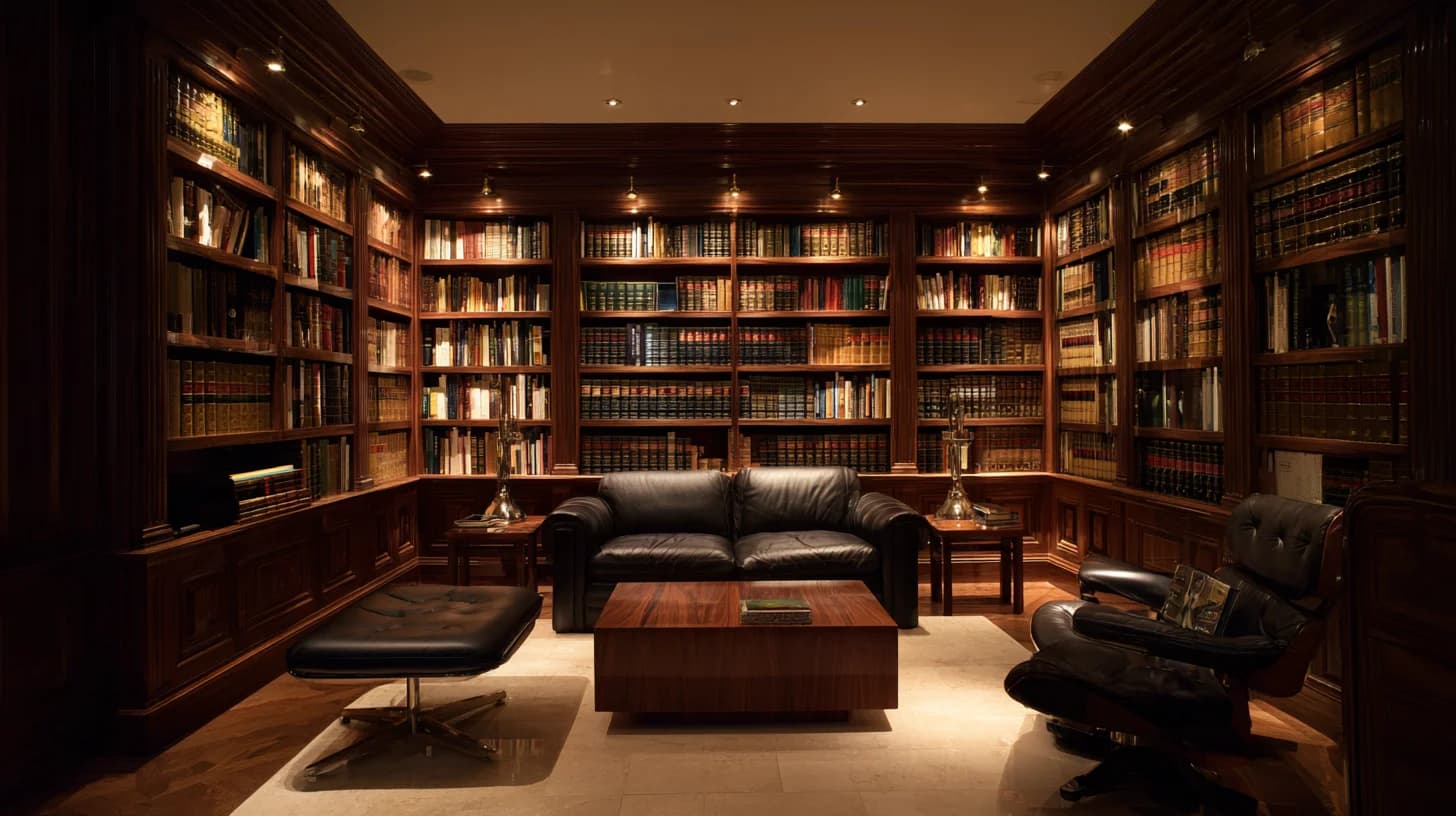 Library Background 46 - Free virtual background for Zoom, Teams & Google Meet