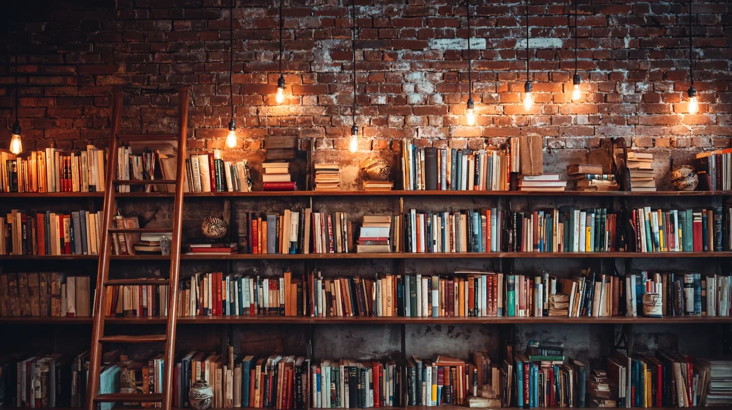 Library Background 47 - Free virtual background for Zoom, Teams & Google Meet