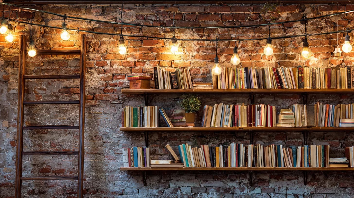 Library Background 48 - Free virtual background for Zoom, Teams & Google Meet