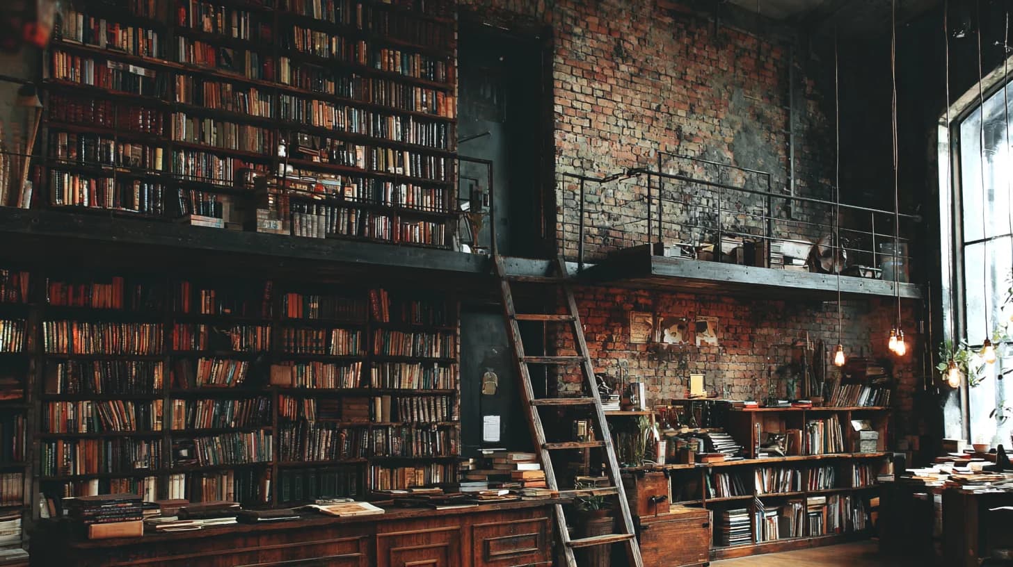 Library Background 49 - Free virtual background for Zoom, Teams & Google Meet