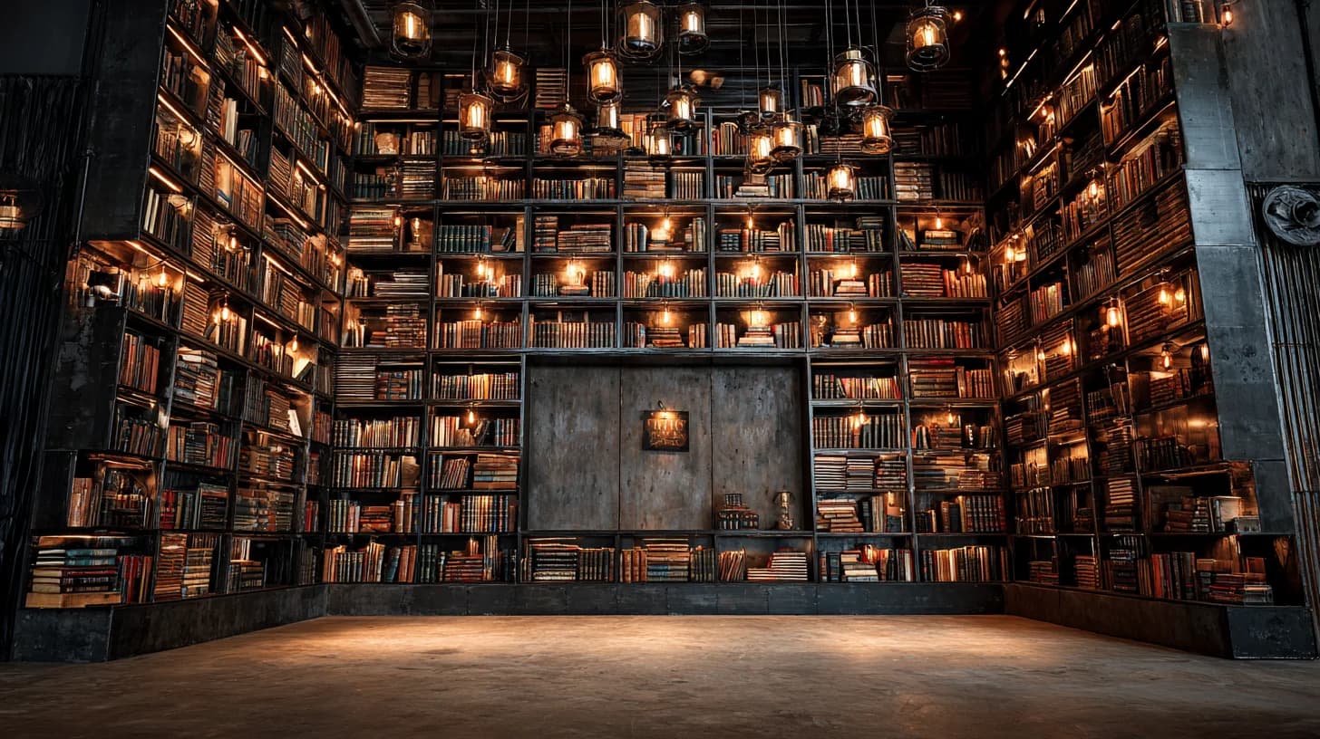 Library Background 52 - Free virtual background for Zoom, Teams & Google Meet