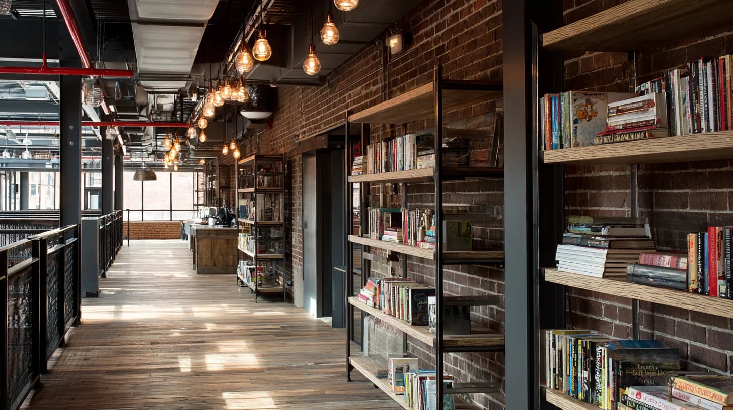 Library Background 57 - Free virtual background for Zoom, Teams & Google Meet