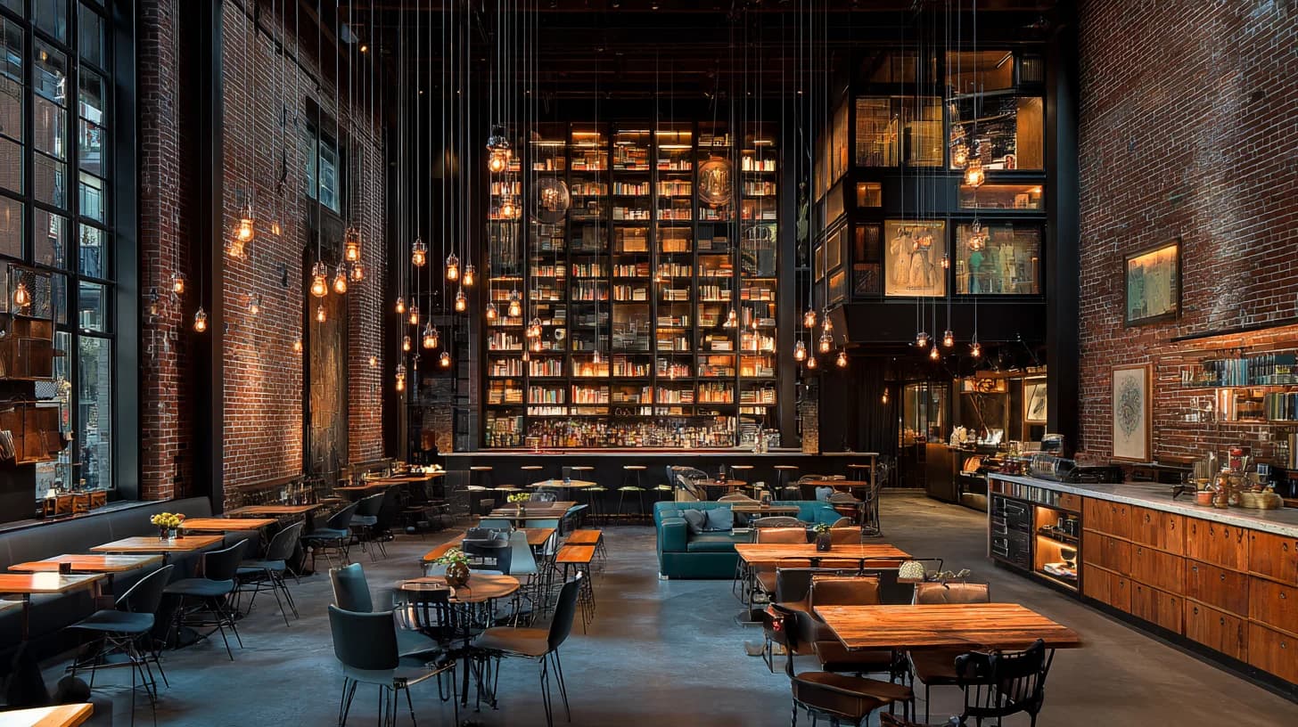 Library Background 59 - Free virtual background for Zoom, Teams & Google Meet