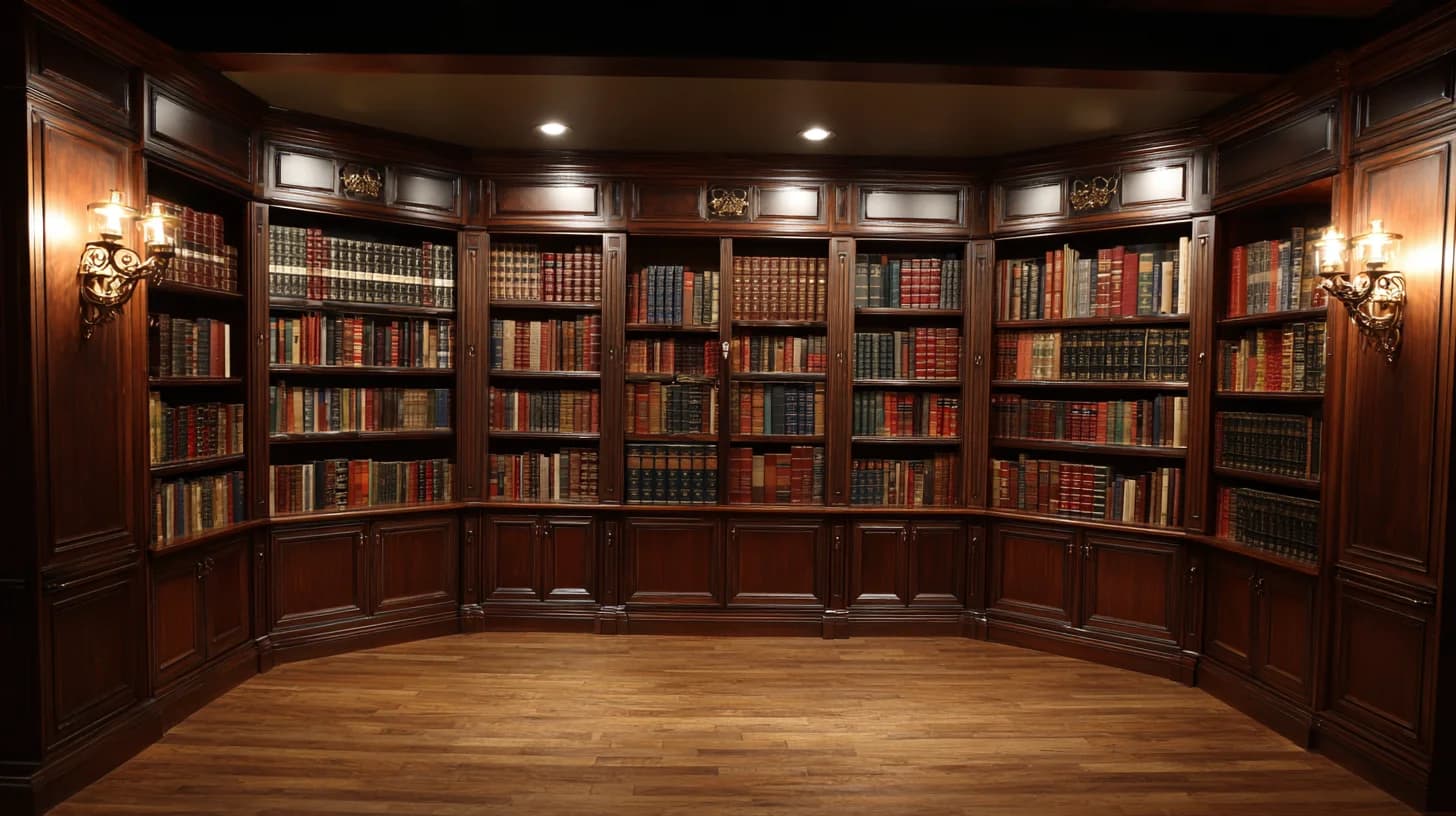 Library Background 61 - Free virtual background for Zoom, Teams & Google Meet