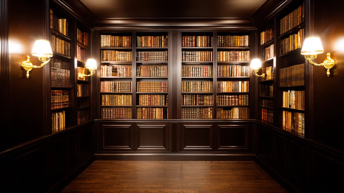 Library Background 62 - Free virtual background for Zoom, Teams & Google Meet