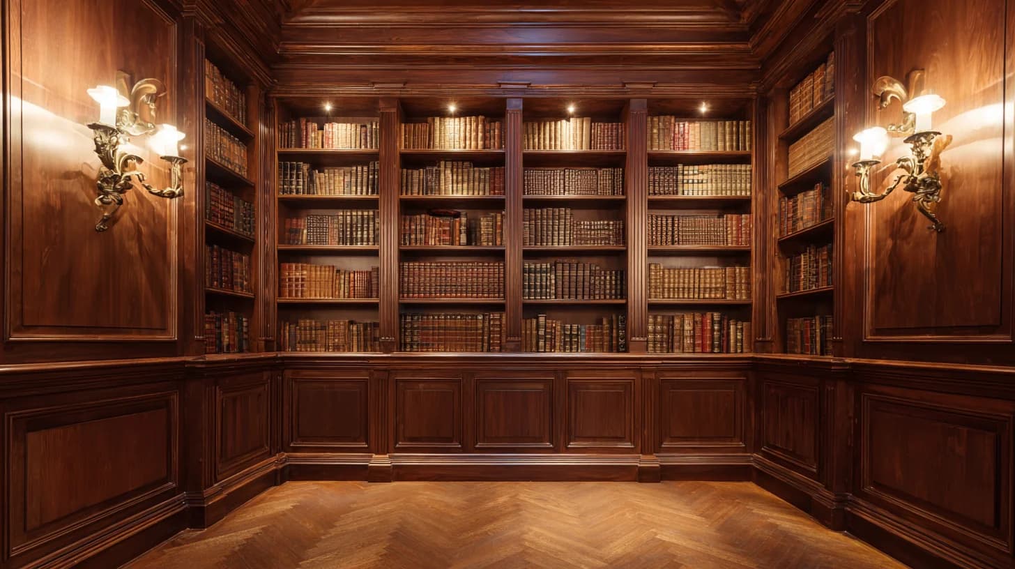 Library Background 63 - Free virtual background for Zoom, Teams & Google Meet