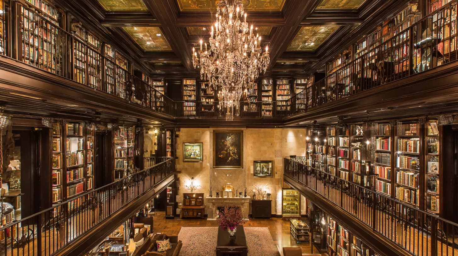 Library Background 68 - Free virtual background for Zoom, Teams & Google Meet