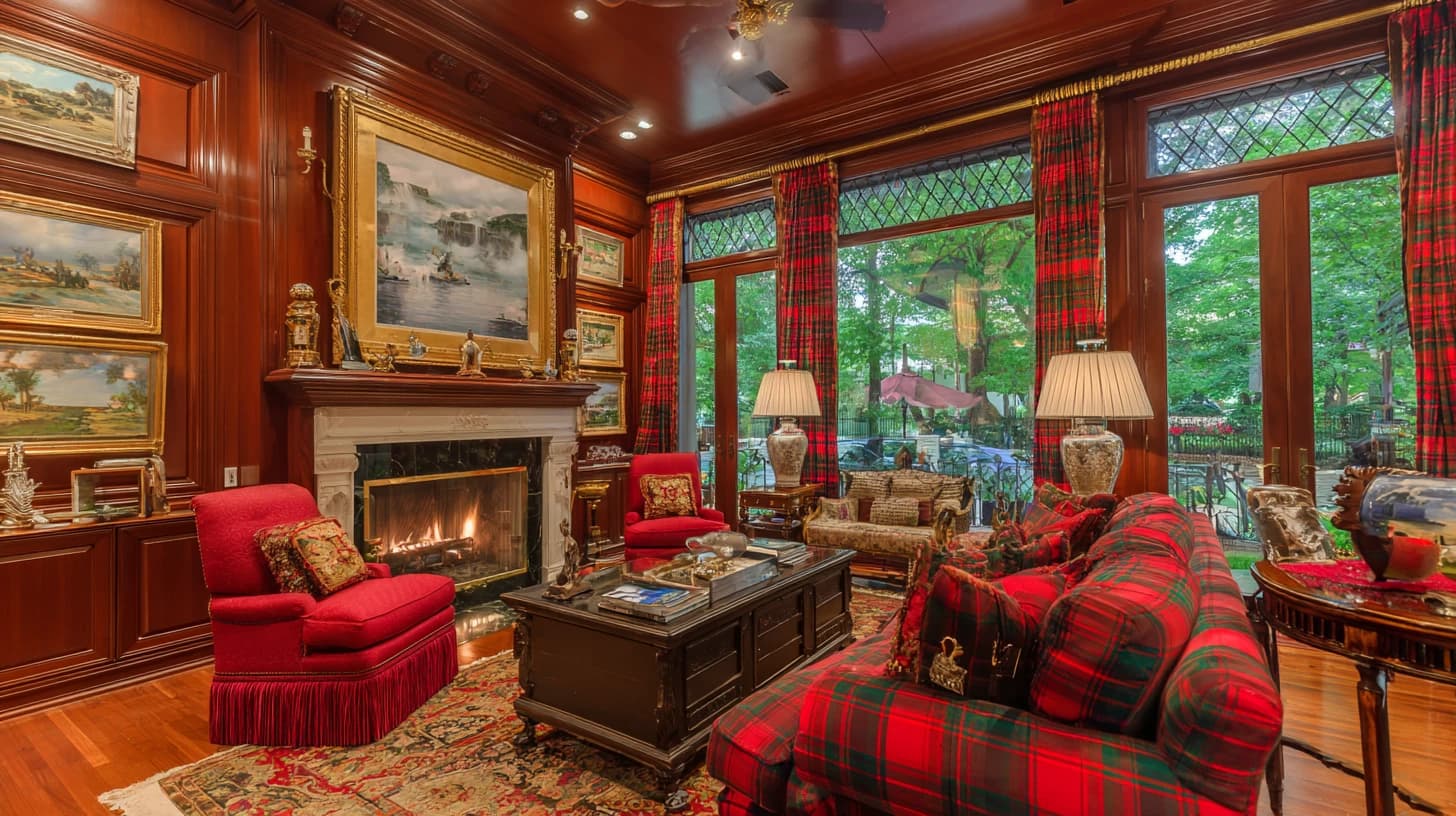 Living Room Background 5 - Free virtual background for Zoom, Teams & Google Meet