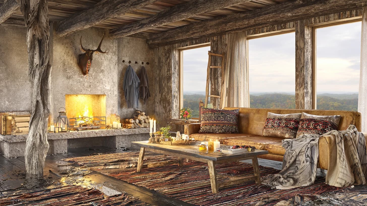 Living Room Background 25 - Free virtual background for Zoom, Teams & Google Meet