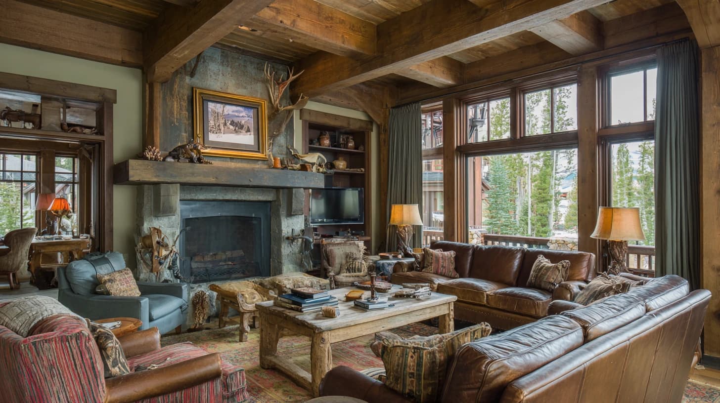 Living Room Background 26 - Free virtual background for Zoom, Teams & Google Meet