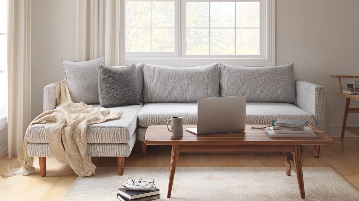 Living Room Background 32 - Free virtual background for Zoom, Teams & Google Meet