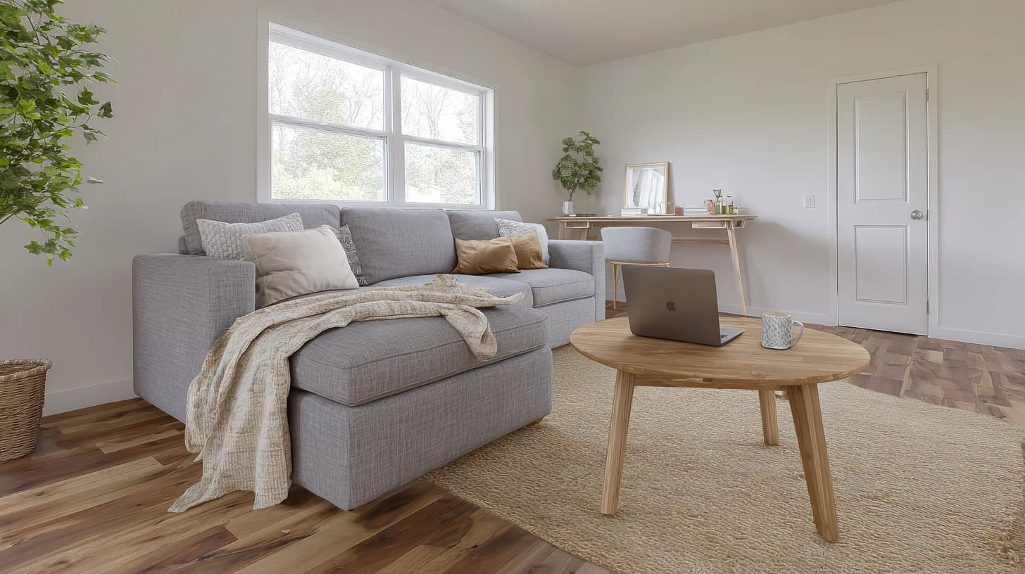 Living Room Background 33 - Free virtual background for Zoom, Teams & Google Meet