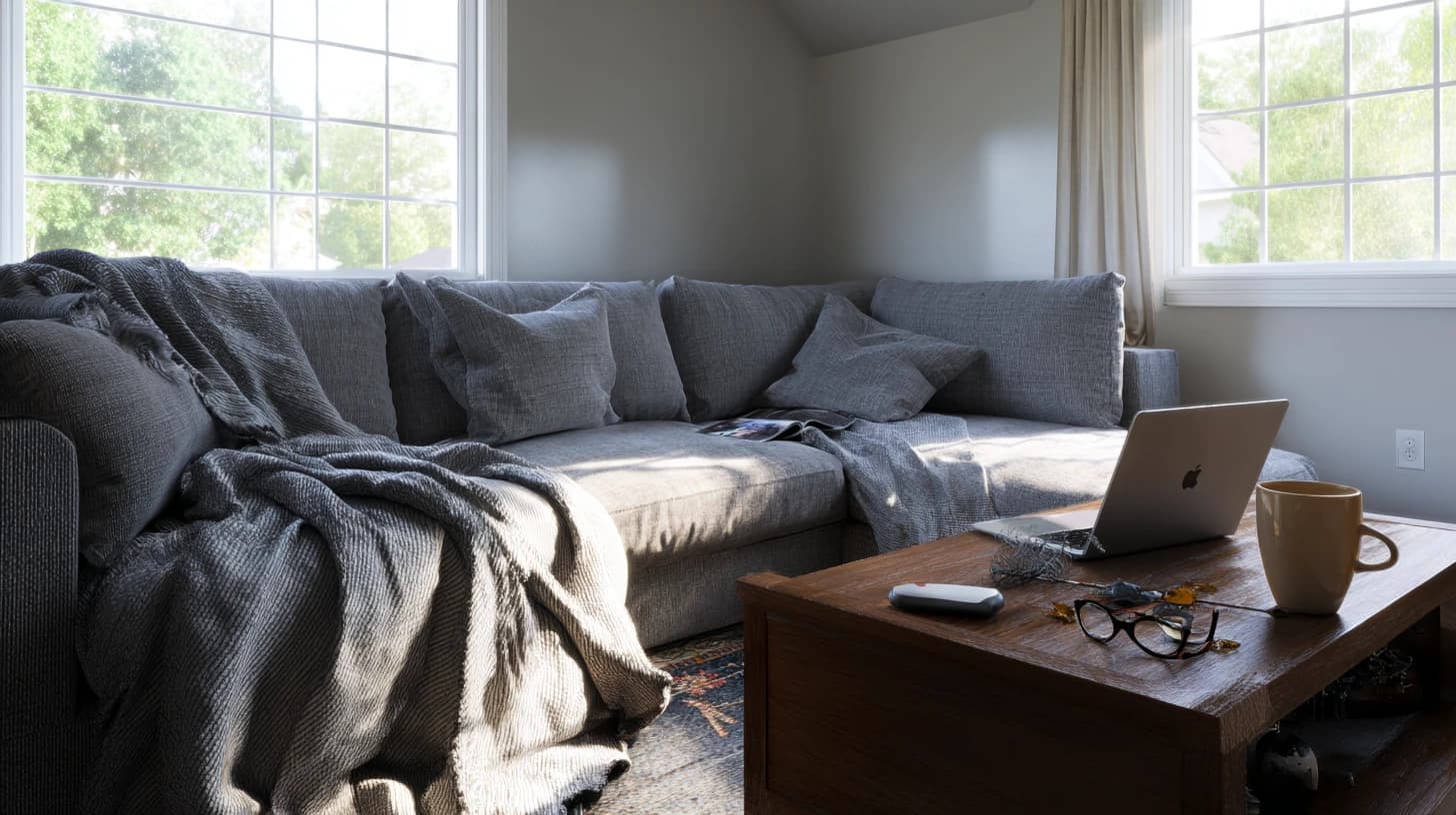 Living Room Background 35 - Free virtual background for Zoom, Teams & Google Meet